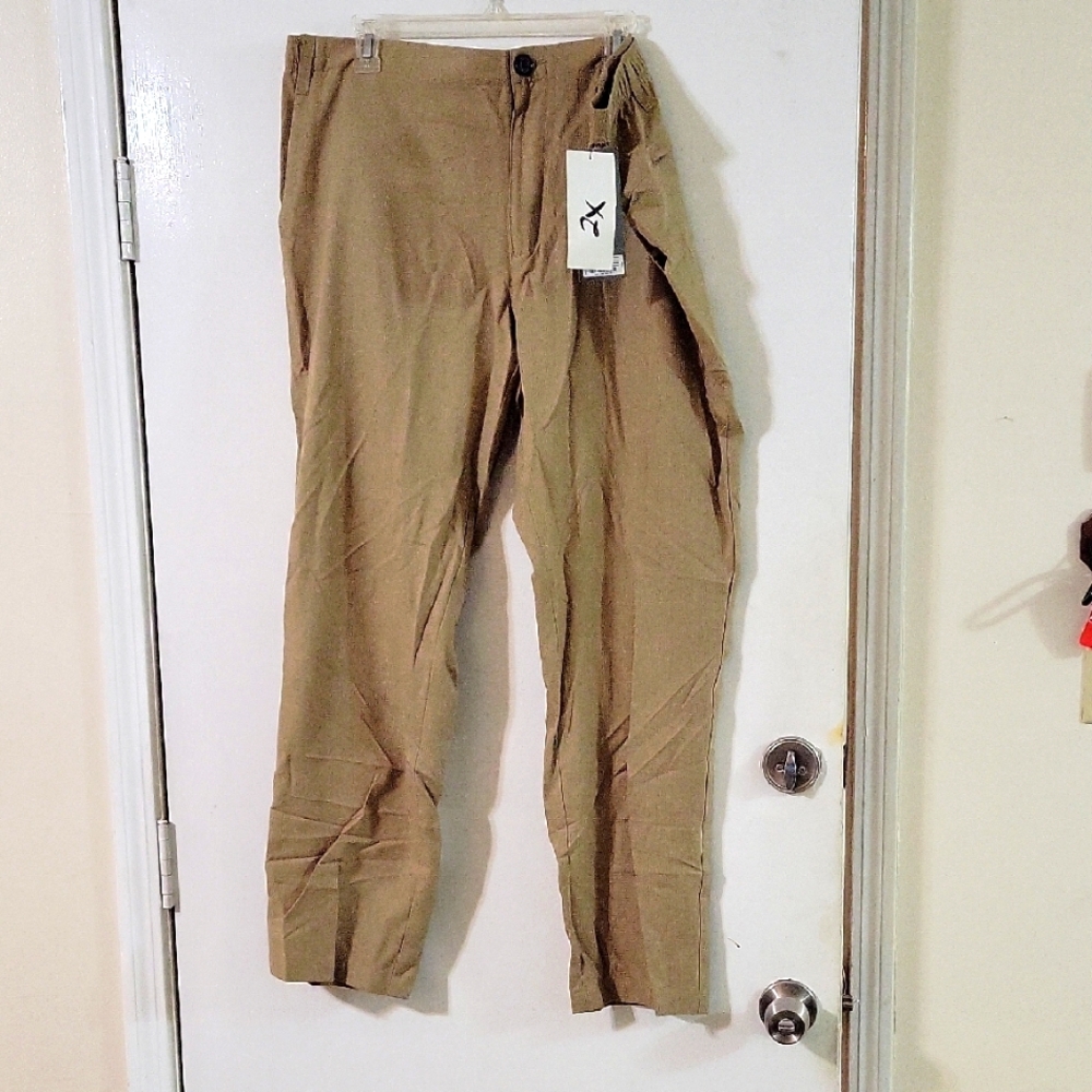 Msx By Michael Strahan Men's Tan Pants
